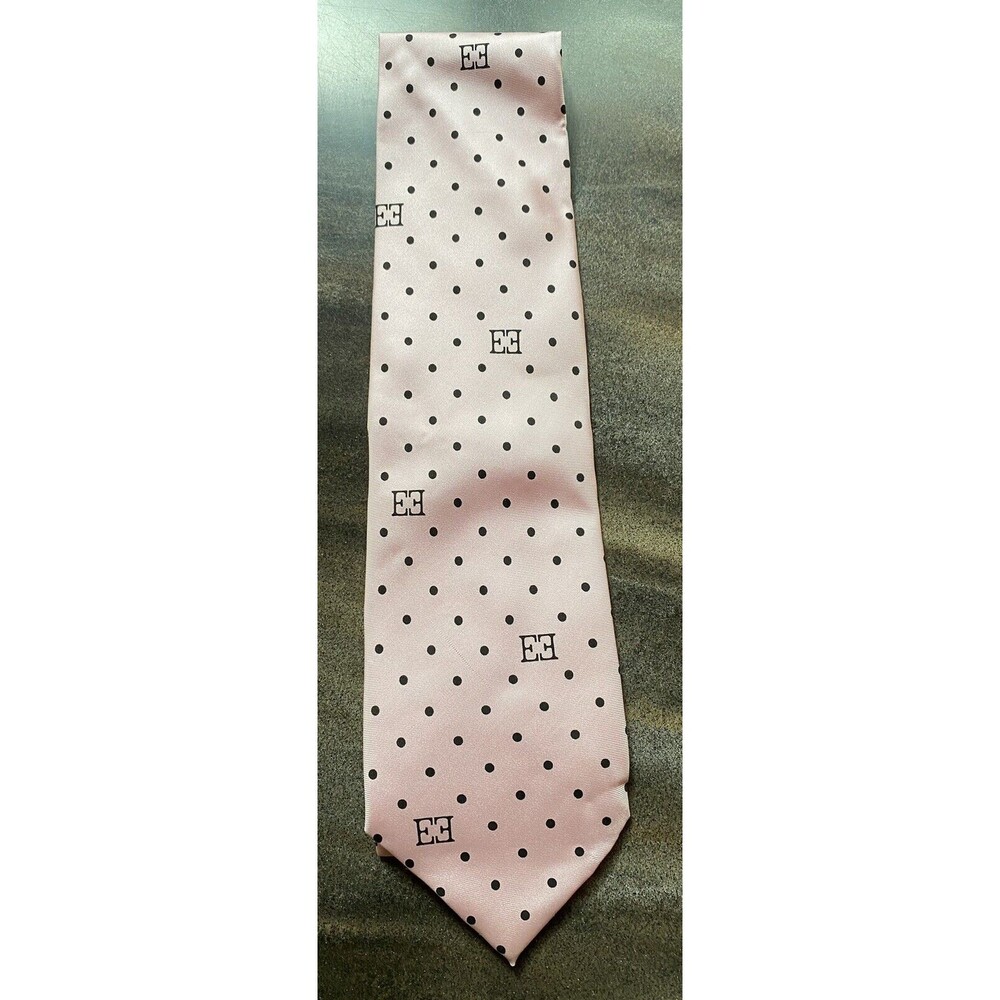 Escada Men’s Tie Pink Silk Italy Margaretha Ley NWT